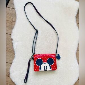 DISNEY PARKS Genuine Mickey Mouse Crossbody Bag